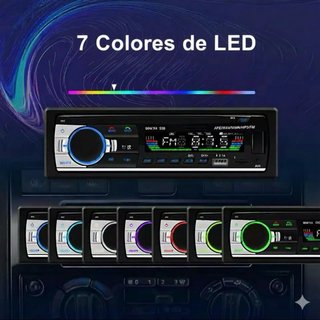 Radio Coche 1 DIN Bluetooth + USB + SD