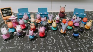 Figuras Peppa Pig y escuela Pepa Pig
