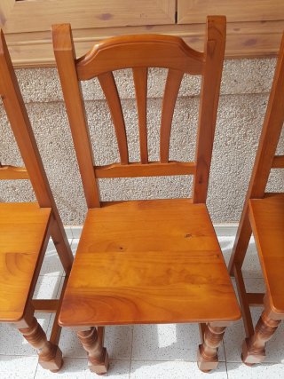 Mesa redonda extensible madera