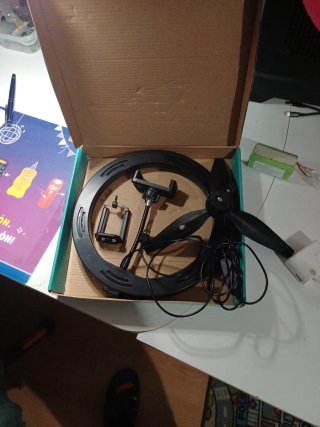 Ring Fill Light LED Rosa/Negro