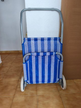 Tumbona de playa plegable con ruedas no hago envío
