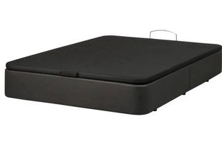 Canapé abatible KVITSÖY marrón 150x190