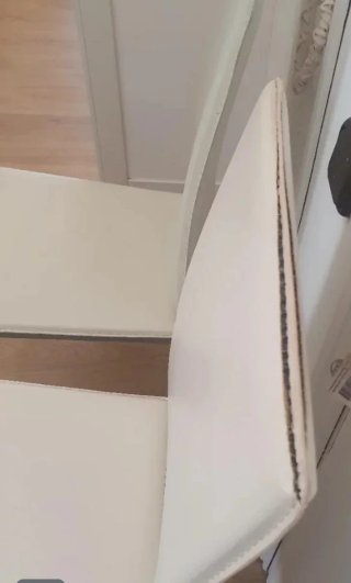 Juego de 2 sillas blanco roto