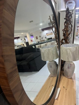 Espejo Redondo Madera Masisa Oferta