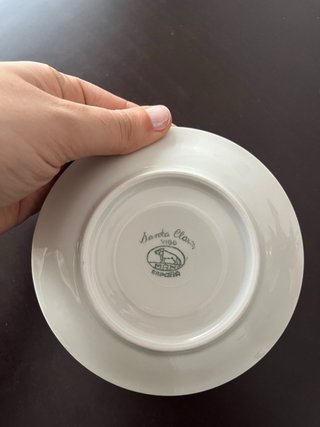 Juego de té porcelana pintada a mano