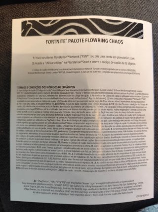 Fortnite  Caos Floreciente PS5(producto físico)
