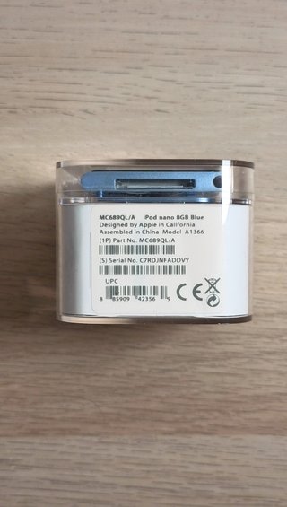 iPod Nano 6ª Gen 8GB Nuovo Sigillato