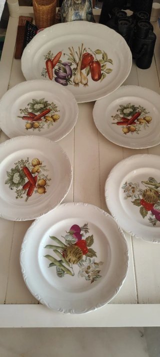 Vajilla Cerámica Porcelana Multicolor