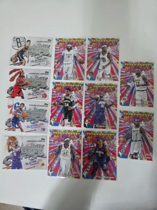 Lote gigante inserts 98 cartas Topps NBA 2025-26