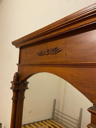 Espejo antiguo madera grande