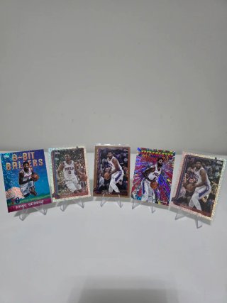 Lote 5 cartas NBA Topps 2025-26 Sixers num y holo