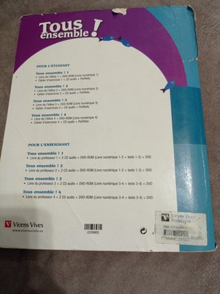 TOUS ENSEMBLE 3 LIVRE ANDALUCIA + DVD-ROM