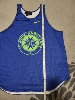 Canotta running Nike vintage Made in UK