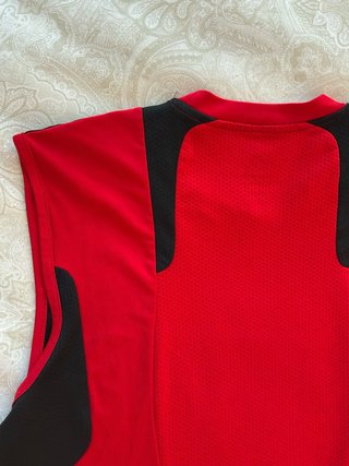 Camiseta tirantes Adidas M Roja Negra