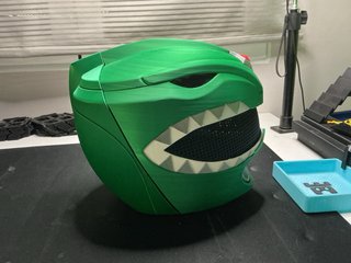 Casco Green Ranger 3D Imantado