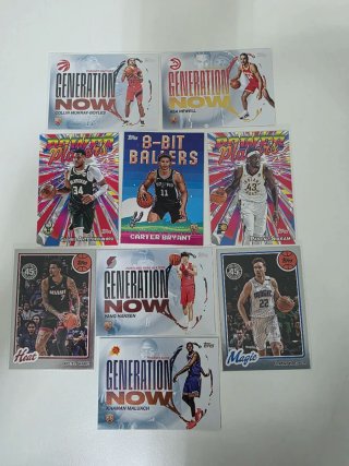 Lote 9 cartas NBA Topps 2025-26
