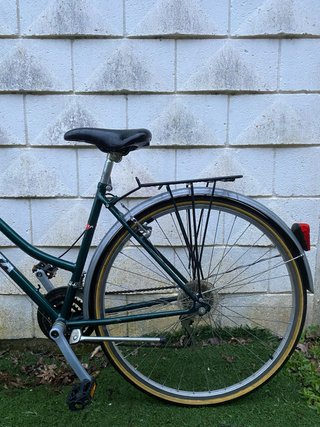 Bicicleta de paseo verde ORBITA