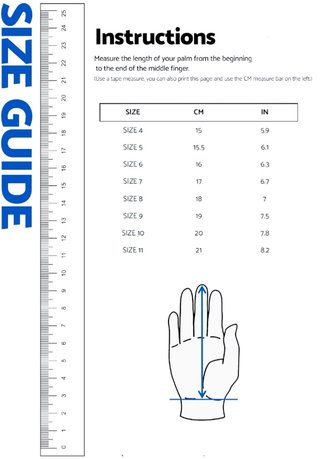 Guantes para portero tallas 9-10-11