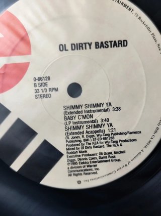 Vinilo Ol' Dirty Bastard - Shimmy Shimmy Ya 12"