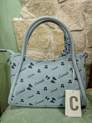 Borsa Coconuda Azzurra con Foulard