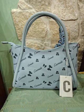 Borsa Coconuda Azzurra con Foulard