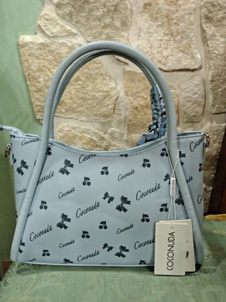Borsa Coconuda Azzurra con Foulard