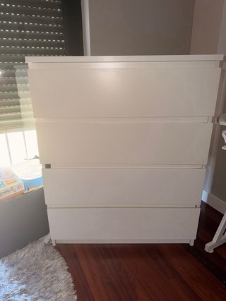 CómodaMALM Ikea Blancas