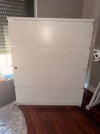 CómodaMALM Ikea Blancas
