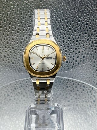 Reloj Poedagar Dama Oro y Plata