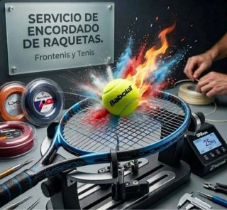 Servicio de encordado de raquetas