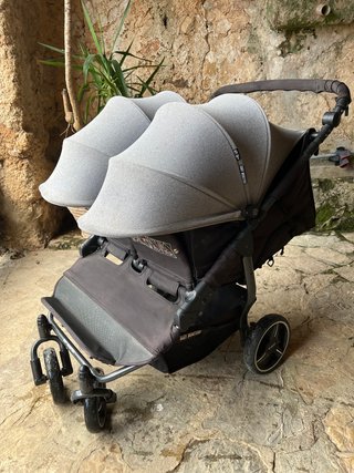 Carrello Gemellare Doppio Grigio