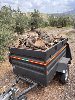 Leña de olivo para chimenea o barbacoa