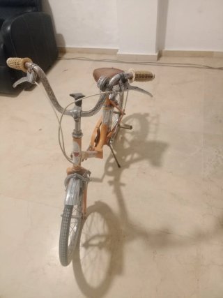 Bicicleta Plegable Vintage Naranja