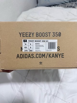 Adidas Yeezy Boost 350 V2 Semi Frozen Yellow 43