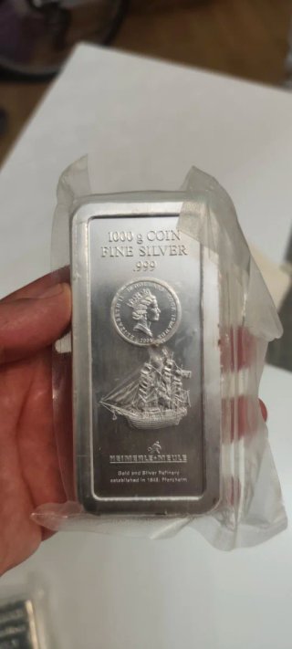 Moneda Plata 1000 Fine Silver .999