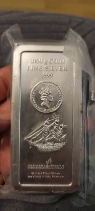 Moneda Plata 1000 Fine Silver .999
