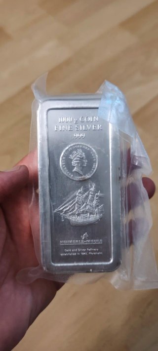 Moneda Plata 1000 Fine Silver .999