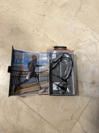 JBL Endurance Run BT Auriculares Deportivos Grises