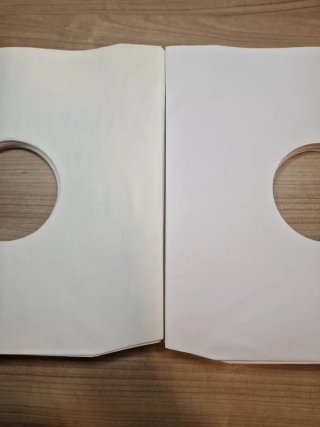 120 Fundas Interiores Vinilo 12 Papel Blanco