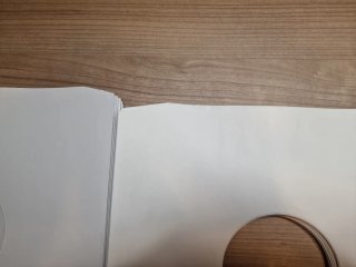 120 Fundas Interiores Vinilo 12 Papel Blanco