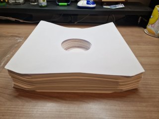 120 Fundas Interiores Vinilo 12 Papel Blanco