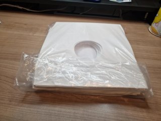 120 Fundas Interiores Vinilo 12 Papel Blanco