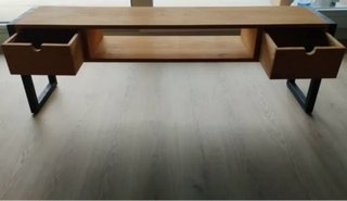 URGE VENTA Mesa baja moderna madera y metal