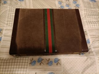 Valigetta vintage Gucci marrone