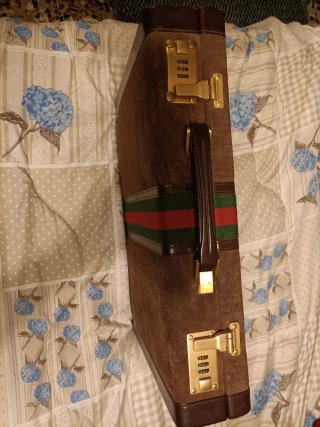 Valigetta vintage Gucci marrone