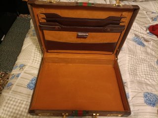 Valigetta vintage Gucci marrone