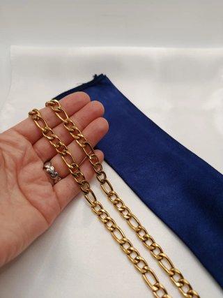Collar Figaro in Acciaio Inox Dorato