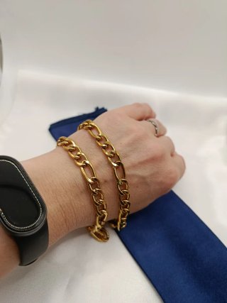Collar Figaro in Acciaio Inox Dorato