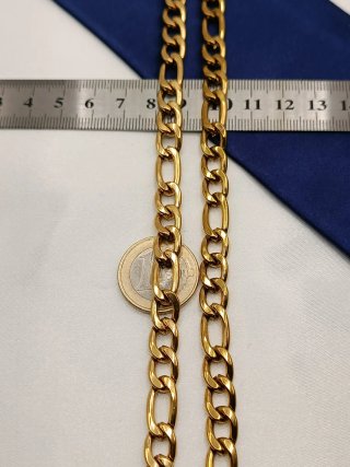 Collar Figaro in Acciaio Inox Dorato