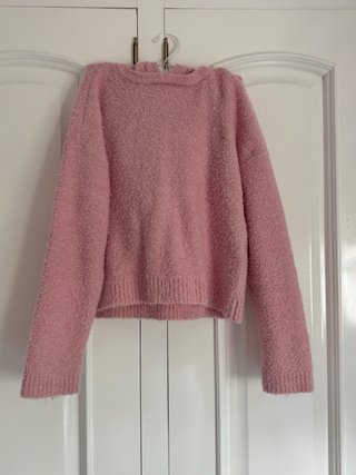 Conjunto niña: jersey rosa y pantalón verde